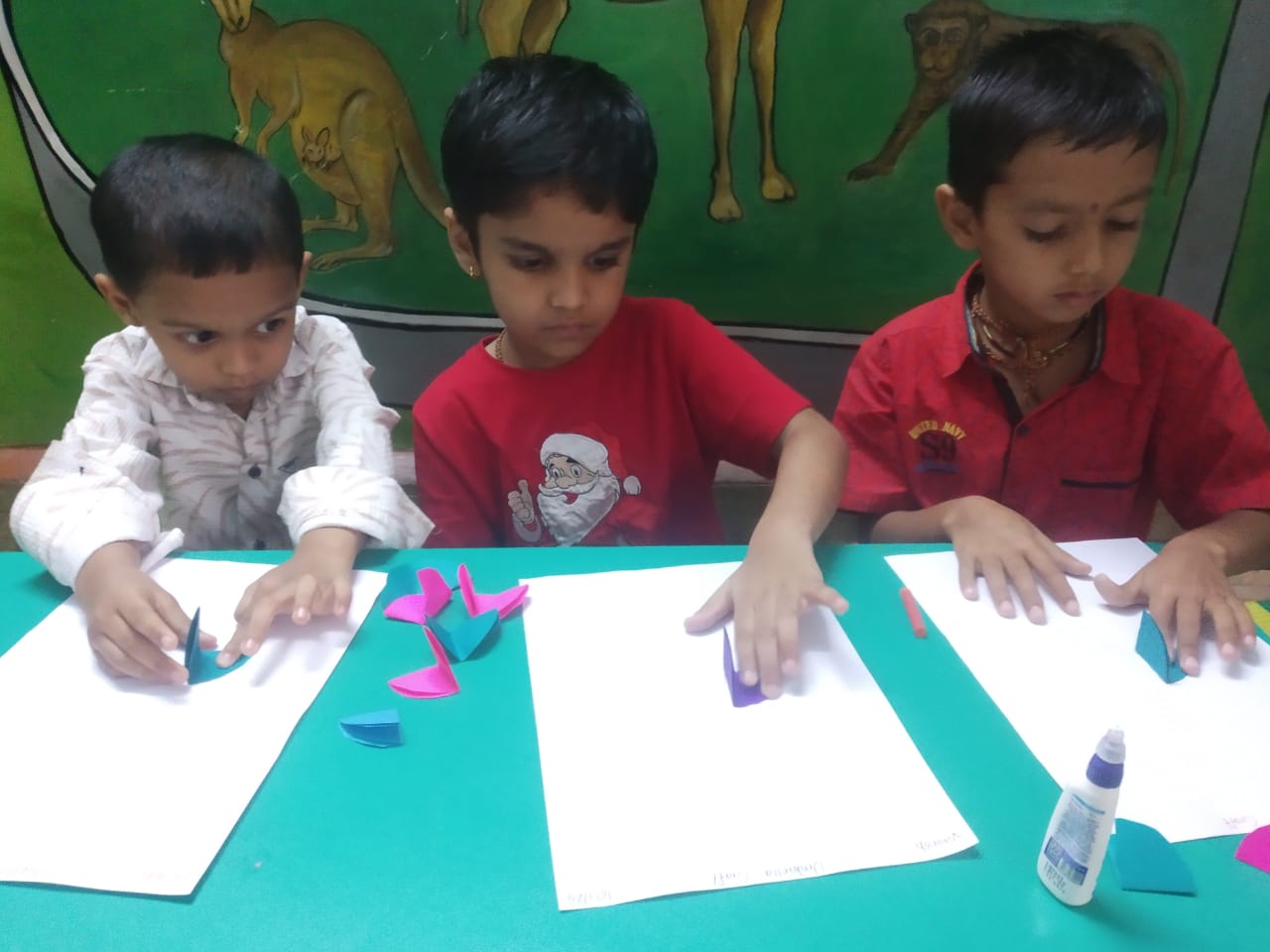 Group activity session with young learners at Pavilion Pre-Primary School